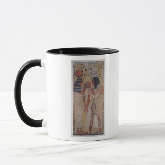 魔法つばを置いている女神Hathor マグカップ (左)