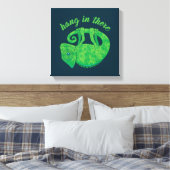 魔法つるのカメレオン キャンバスプリント (インサイチュ (寝室))