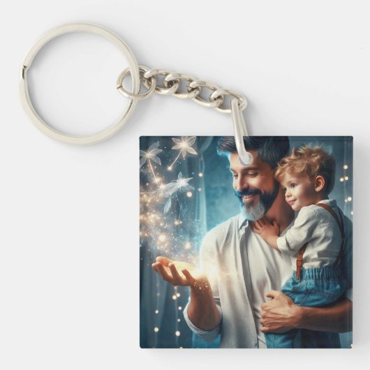 魔法できるパパのために(2) キーホルダー (正面)