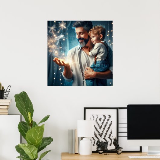 魔法できるパパのために(2) ポスター (ホームオフィス)