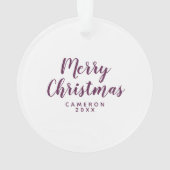 魔法です オーナメント (裏面)