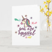 魔法です カード (黄色い花)