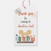 魔法で最も幸せな誕生日オンアースマジカル誕生日 ギフトタグ (裏面)