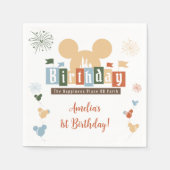 魔法で最も幸せな誕生日オンアースマジカル誕生日 スタンダードカクテルナプキン (正面)