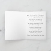 魔法で満ちているクリスマス シーズンカード (内部)