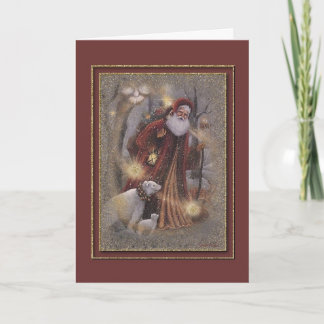 魔法で満ちているクリスマス シーズンカード