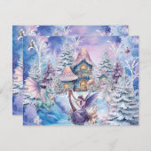 魔法とお洒落クリスマスの妖精 シーズンカード (正面/裏面)