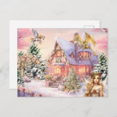 魔法とお洒落クリスマスの妖精 シーズンポストカード (正面/裏面)