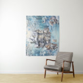 魔法とお洒落クリスマスの妖精 タペストリー (インサイチュ)