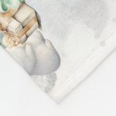 魔法とお洒落クリスマスの妖精 フリースブランケット (角)