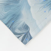 魔法とお洒落クリスマスの妖精 フリースブランケット (角)