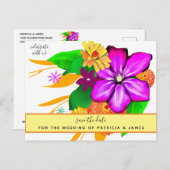 魔法とはっきりしたフローラ日付の保存 ポストカード (正面/裏面)