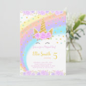 魔法とカラフルパーティー招待状 招待状 (スタンド正面)