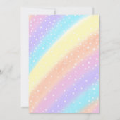 魔法とカラフルパーティー招待状 招待状 (裏面)