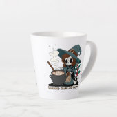 魔法とコーヒーを醸造する魔女 カフェラテマグ (右アングル)
