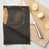 魔法とストーリーの攪拌 キッチンタオル (四つ折り)