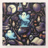 魔法とスペル ガラスコースター (正面)