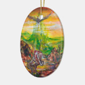 魔法とネグロマンサーの決闘 セラミックオーナメント (左)