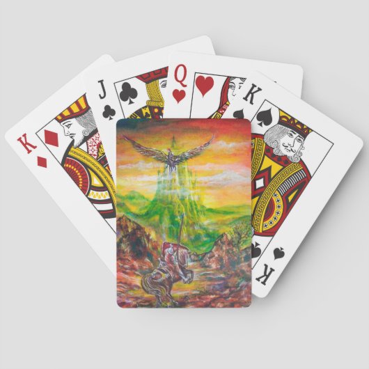 魔法とネグロマンサーの決闘 トランプ (裏面)