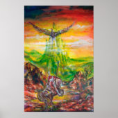 魔法とネグロマンサーの決闘 ポスター (正面)