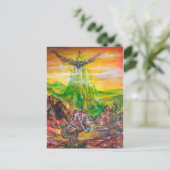 魔法とネグロマンサーの決闘 ポストカード (スタンド正面)