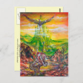 魔法とネグロマンサーの決闘 ポストカード (正面/裏面)