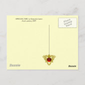 魔法とネグロマンサーの決闘 ポストカード (裏面)