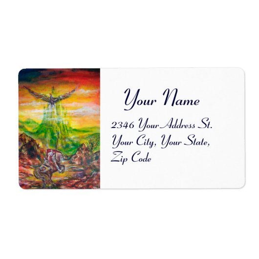 魔法とネグロマンサーの決闘 ラベル (正面)