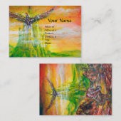 魔法とネグロマンサーの決闘 名刺 (正面/裏面)