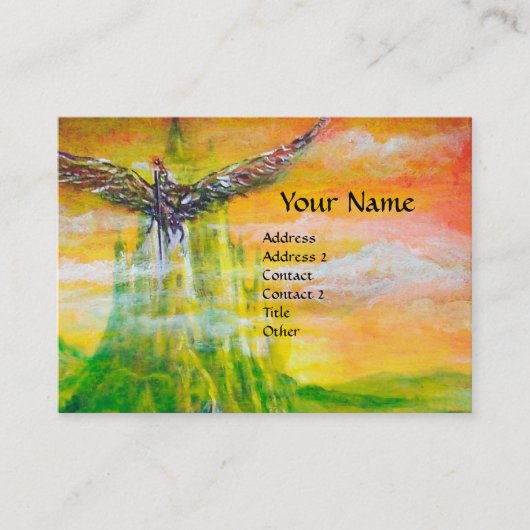 魔法とネグロマンサーの決闘 名刺 (正面)