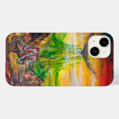 魔法とネグロマンサーの決闘 Case-Mate iPhoneケース (裏面 (横))