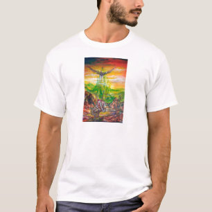 魔法とネグロマンサーの決闘 Tシャツ