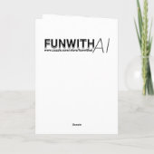 魔法と不思議に満ちた1日を願っています カード (裏面)