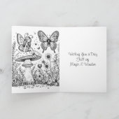 魔法と不思議に満ちた1日を願っています カード (内部)