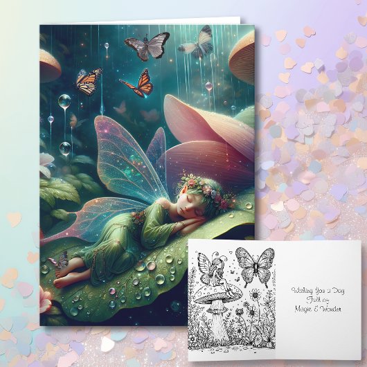 魔法と不思議に満ちた1日を願っています カード