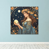 魔法と妖精 – タロット キャンバスプリント (インサイチュ (ウッドフロア))