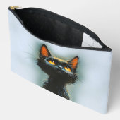 魔法にかかった黒猫 アクセサリーポーチ (見開き)