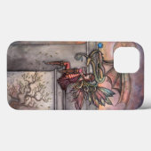 魔法にかけられた妖精とドラゴンの幻想芸術 Case-Mate iPhoneケース (裏面 (横))