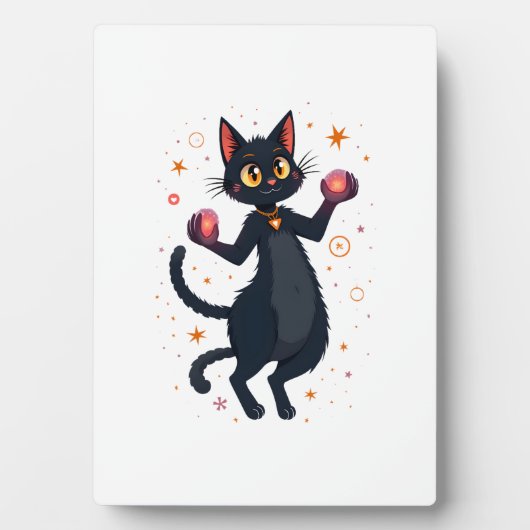 魔法にかけられた猫 フォトプラーク (正面)