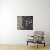 魔法に満ちた森の月光ベイビーシャワー タペストリー (インサイチュ(横))