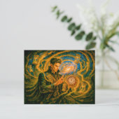 魔法に満ちた油絵の中の時を操る魔術師 シーズンポストカード (スタンド正面)