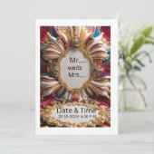 魔法に満ちた王室ウェディングへのご招待 招待状 (スタンド正面)