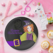 魔法のいいおばさんと彼女の帽子 ペーパープレート (パーティー)