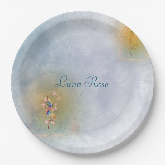 魔法のおとぎ話ガーデン紙プレート ペーパープレート (正面)