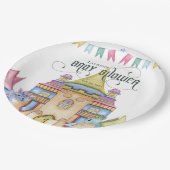 魔法のおとぎ話ドラゴンベビーシャワー ペーパープレート (アングル)