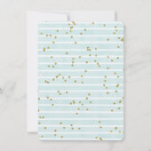 魔法のおとぎ話ドラゴンベビーシャワー 招待状 (裏面)