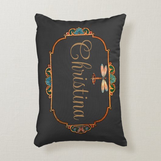 魔法のおとぎ話ファンタジー パーソナライズされた アクセントクッション (正面(垂直))