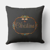 魔法のおとぎ話ファンタジー パーソナライズされた クッション (裏面)