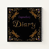 魔法のおとぎ話ファンタジー パーソナライズされた ノートブック (裏面)