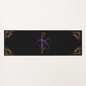 魔法のおとぎ話ファンタジー パーソナライズされた ヨガマット (裏面(横))